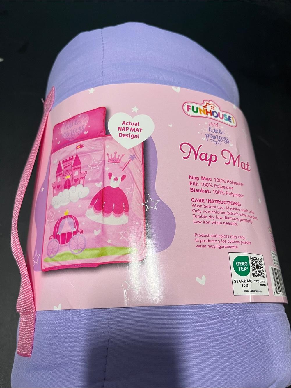 Funhouse Little Princess Nap Mat - Picture 3 of 4
